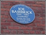 Joe Bambrick Plaque