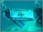 Sydney NISC Flag Underwater