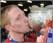 Chris Morrow Kisses Cup