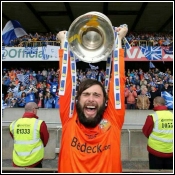 Gary Hamilton Lifting Irish Cup